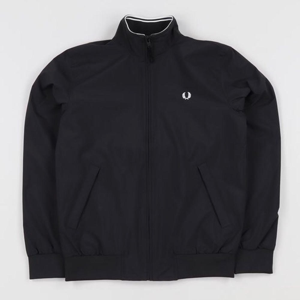 NWT FRED PERRY MEN’S MED BLACK BRENTHAM JACKET